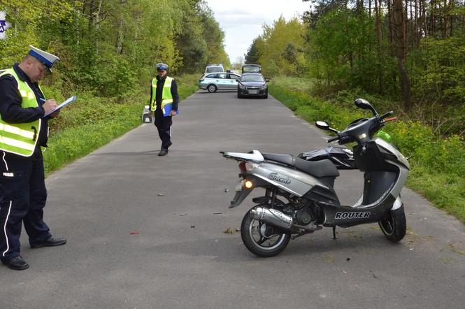Kierowca skutera zginął przy drodze! Czarna seria wypadków jednośladów