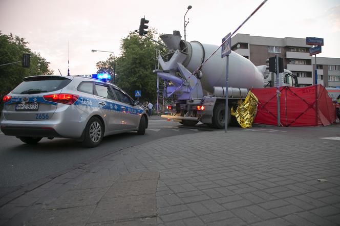 Dziecko zginęło pod betoniarką