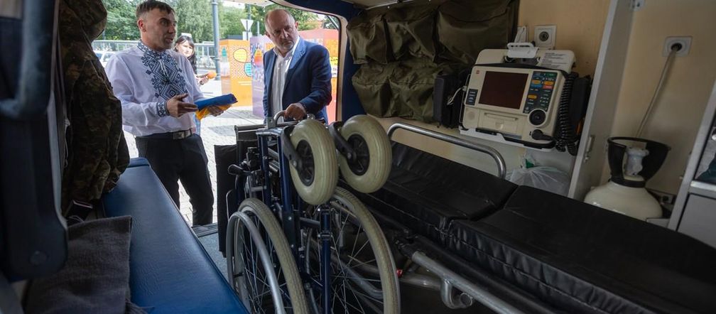 Bydgoska karetka trafi na front! Będzie służyć żołnierzom w Ukrainie