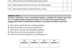 Matura 2019 niemiecki rozszerzony. ARKUSZE I ODPOWIEDZI