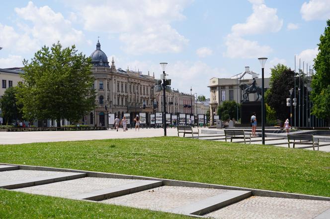 Upał w centrum Lublina