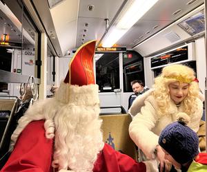 Święty Mikołaj jechał w krakowskim tramwaju 