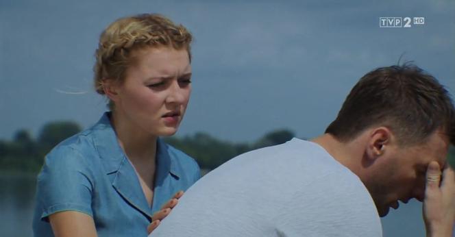 M jak miłość odc. 1409. Bartek (Arkadiusz Smoleński), Ula (Iga Krefft)