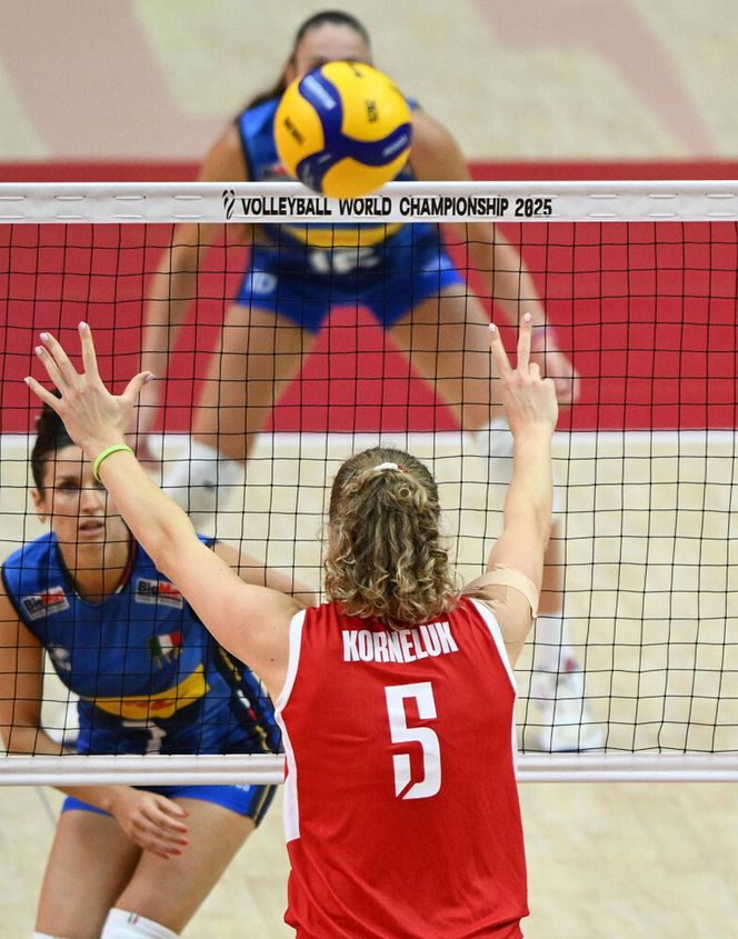 Agnieszka Korneluk - mecz Polska - Włochy