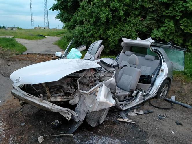 Wypadek pod Płockiem - Marychnów, gmina Staroźreby
