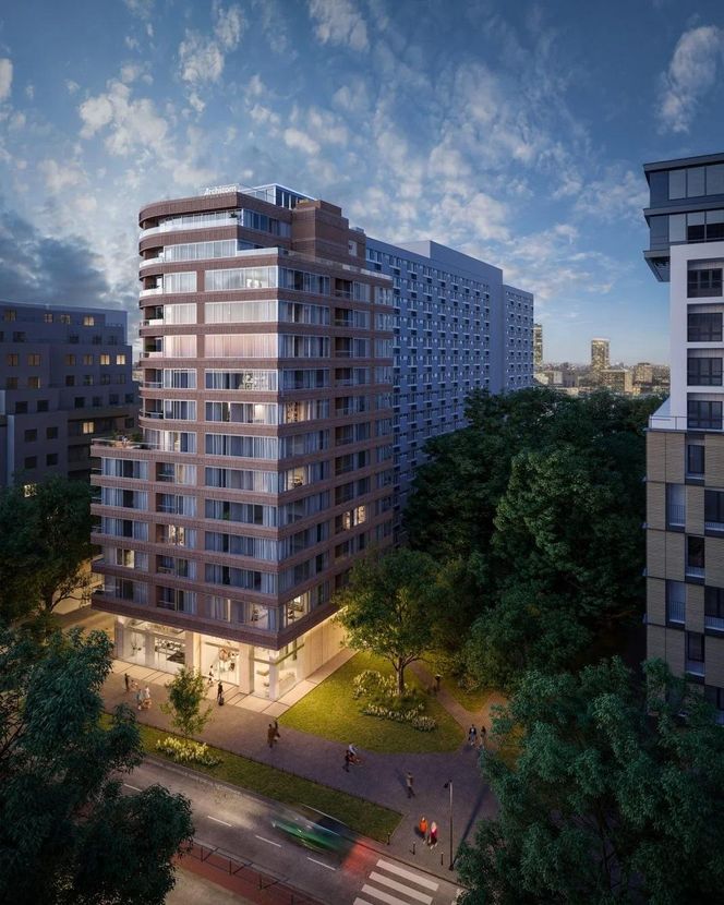 Wizualizacje apartamentowca Flare przy Grzybowskiej 6A w Warszawie