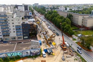 Budowa tramwaju do Dworca Zachodniego od strony Ochoty
