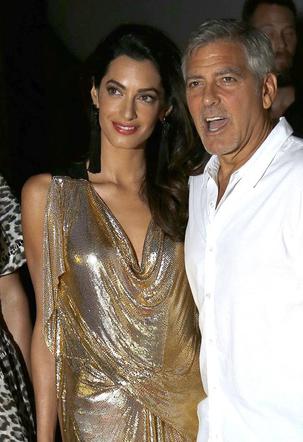 George Clooney i Amal Alamuddin na Ibizie zdjęcia