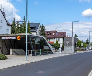 Okolice stacji metro Zacisze w Warszawie