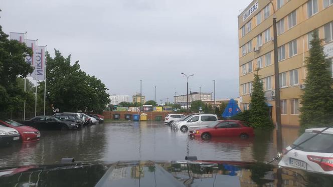 Ulewa w Białymstoku 28.05.2019