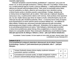 Matura z języka polskiego 2023 - stara formuła (TEST)