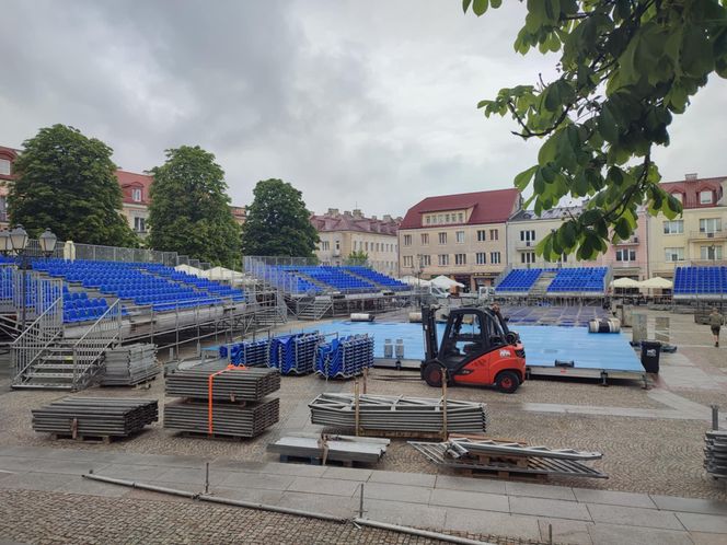 Mityng Gwiazd 2025. Arena na Rynku Kościuszki prawie gotowa