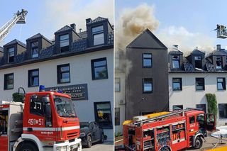 Hotel Senator stanął w płomieniach. Prawie 200 osób ewakuowanych