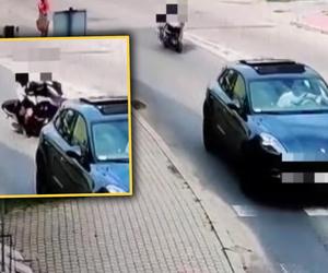 Nie był czujny i zapłacił. Wywrócił się, by ratować sytuację