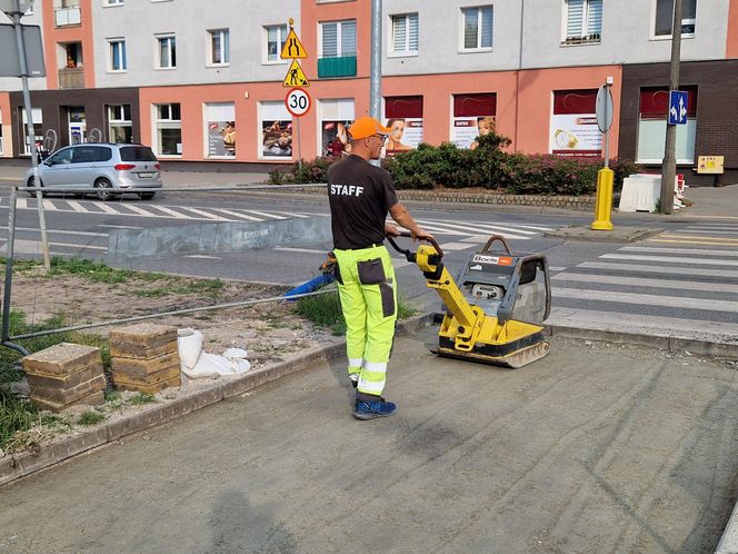 Budowa ścieżek rowerowych na osiedlu Leśnym w Bydgoszczy 