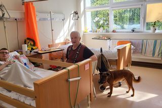 Czworonogi w Stowarzyszeniu Hospicjum Łódzkie