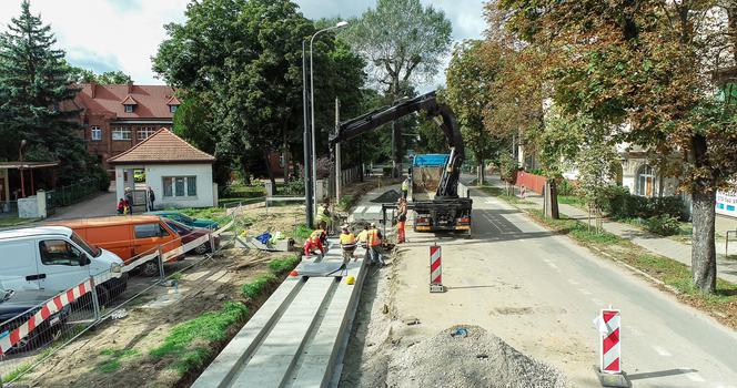 Prace modernizacyjne w centrum Torunia. Tak wyglądają pod koniec września