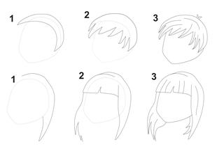 Jak narysować włosy? Przykładowy rysunek włosów