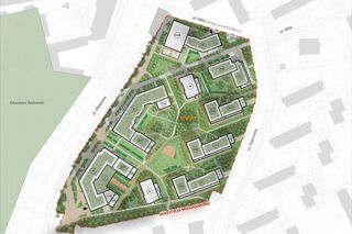 Tak ma wyglądać osiedle mieszkaniowe, które powstanie w miejscu Domu Mody Klif