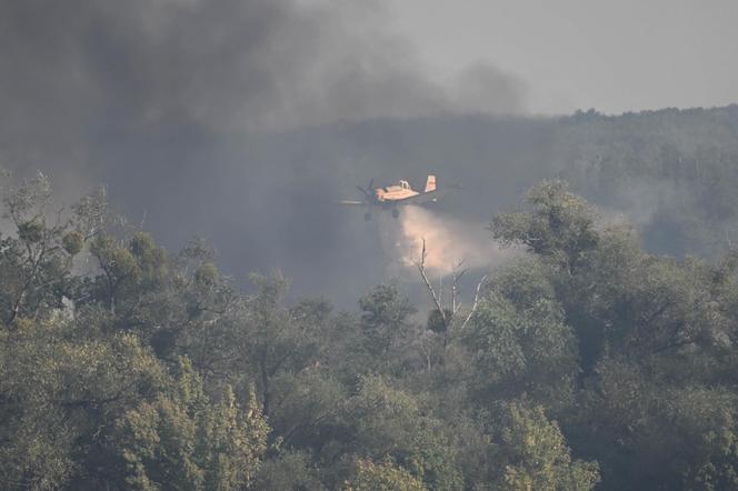 Słup dymu pod Szczecinem. W akcji samoloty gaśnicze