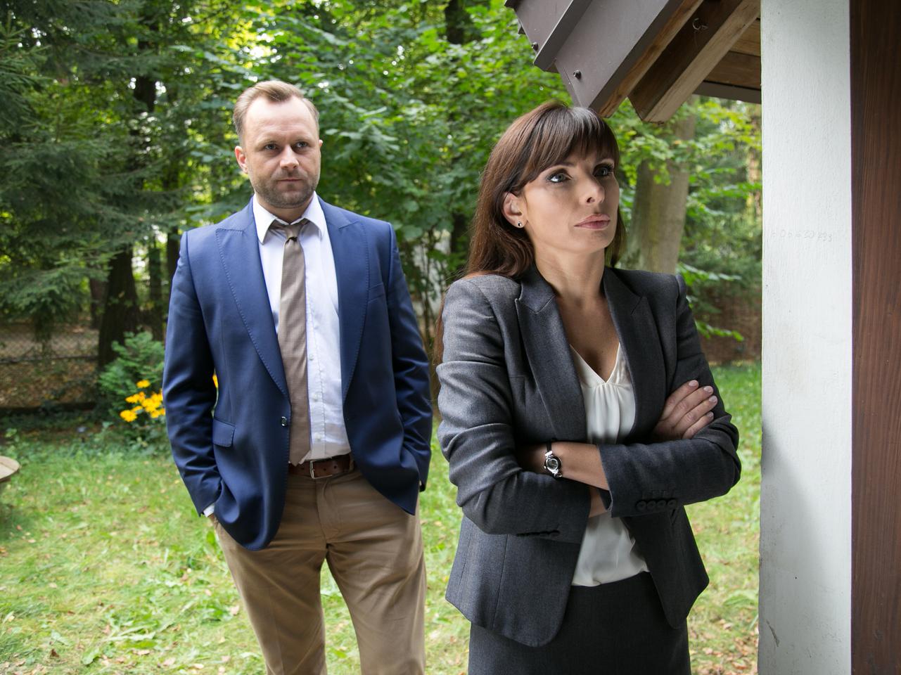 Prawo Agaty 6 sezon odc. 11. Agata (Agnieszka Dygant), Marek (Leszek Lichota)