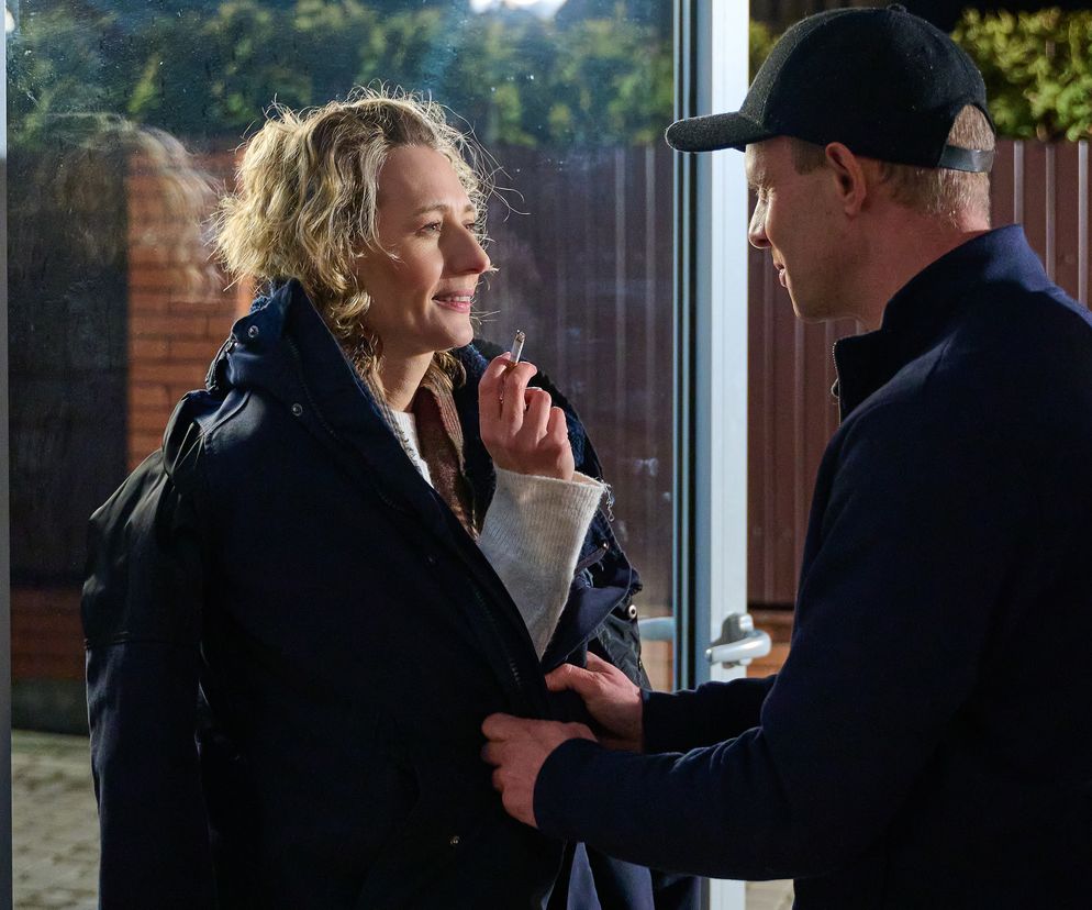 Na Wspólnej, odc. 3601: Jagna (Magdalena Popławska), Kamil (Kazimierz Mazur)