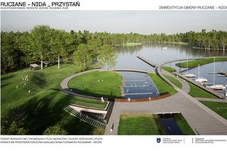 Przystań żeglarska w Rucianem-Nidzie [WIZUALIZACJE]