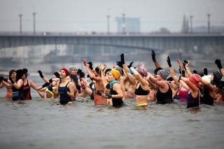 Rusza kolejny sezon na morsowanie w Warszawie. W pierwszej kąpieli wzięło udział 200 osób