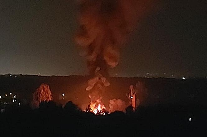 Pożar w Sosnowcu. Paliło się wysypisko odpadów
