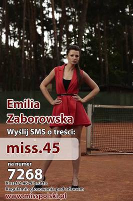 Wybory miss polski 2014 Emilia Zaborowska