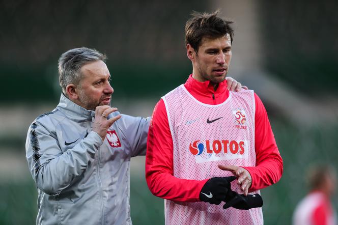 Grzegorz Krychowiak i Jerzy Brzęczek