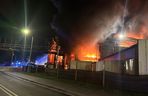Pożar hali w Szczecinie