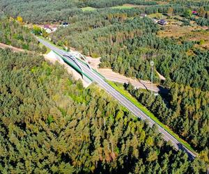Nowy wiadukt w Hucisku (pow. bielski). Zastąpił starą, 50-letnią konstrukcję