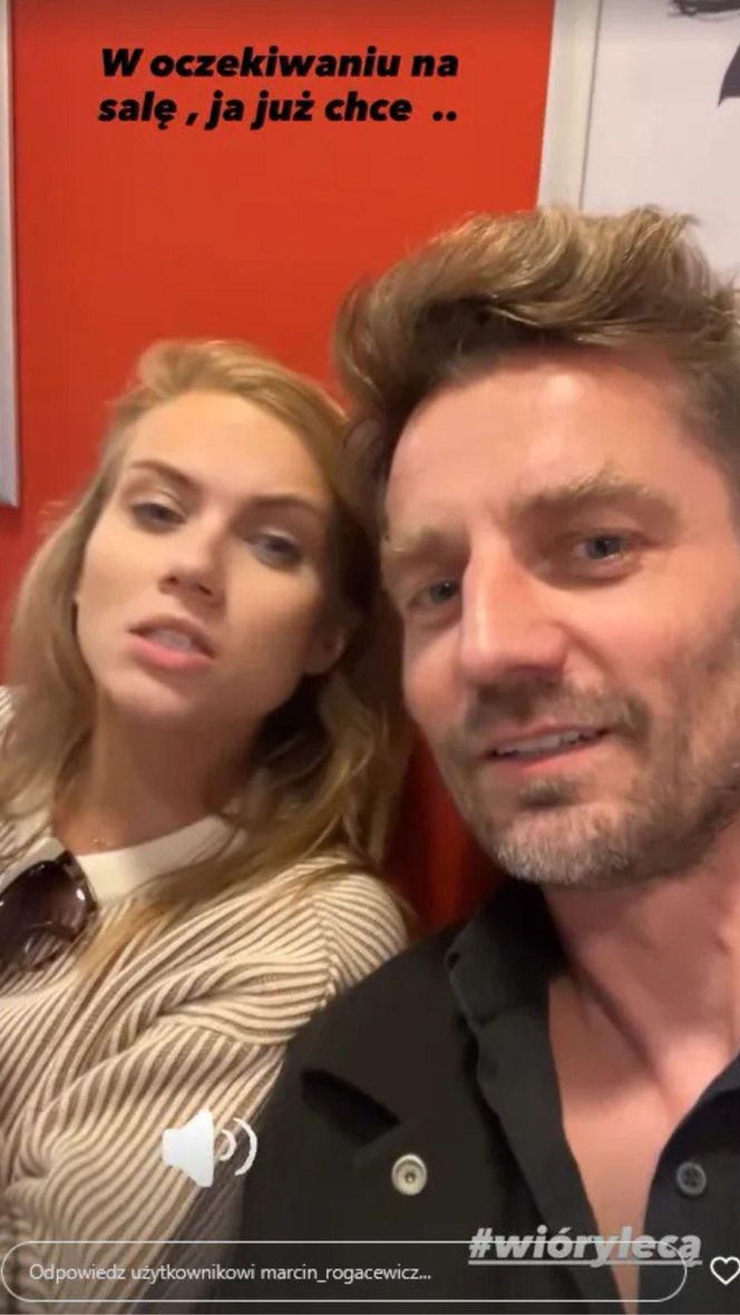 Agnieszka Kaczorowska i Marcin Rogacewicz