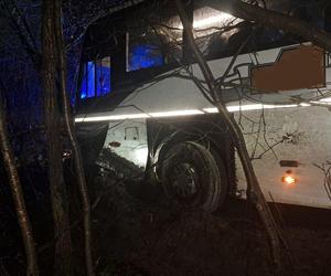 Wypadek autokaru z pracownikami Amazona