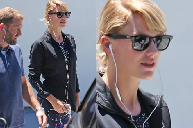 Taylor Swift w drodze na trening