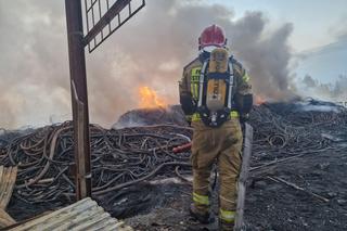 Gigantyczny pożar w Zabrzu. Paliły się niebezpieczne odpady