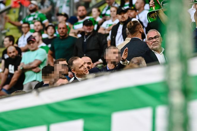 Prezydent Nawrocki na meczu Lechii Gdańsk