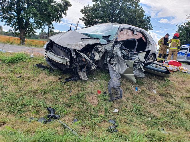 Makabryczny wypadek pod Ostrowią Mazowiecką! Cztery karetki i śmigłowiec zabrały ciężko rannych [ZDJĘCIA]