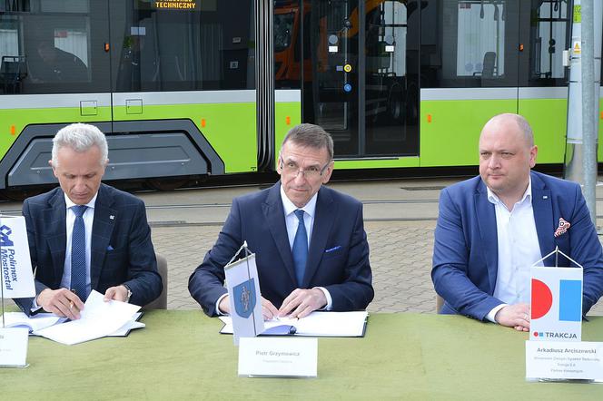 Umowa na nową tramwajową trakcję w Olsztynie podpisana