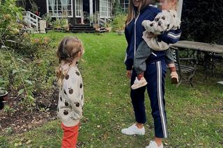 Lewandowscy z córeczkami