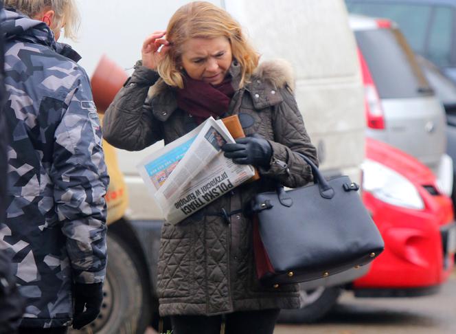 Małgorzata Tusk na bazarku