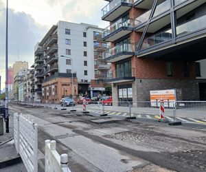 Przebudowa ul. Okrzei w Warszawie