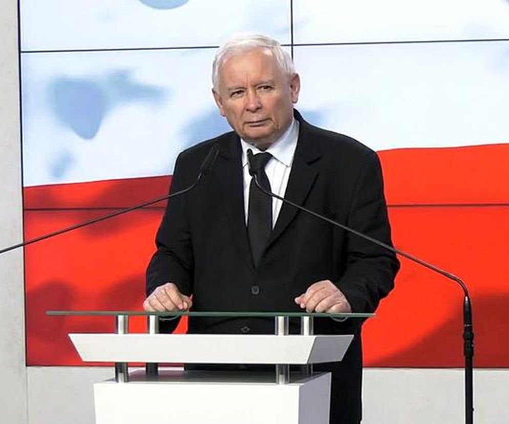 Prezes PiS Jarosław Kaczyński 