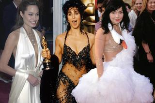 Cher w pióropuszu czy Angelina Jolie z nogą? Niektóre gwiazdy przesadziły na Oscarach!