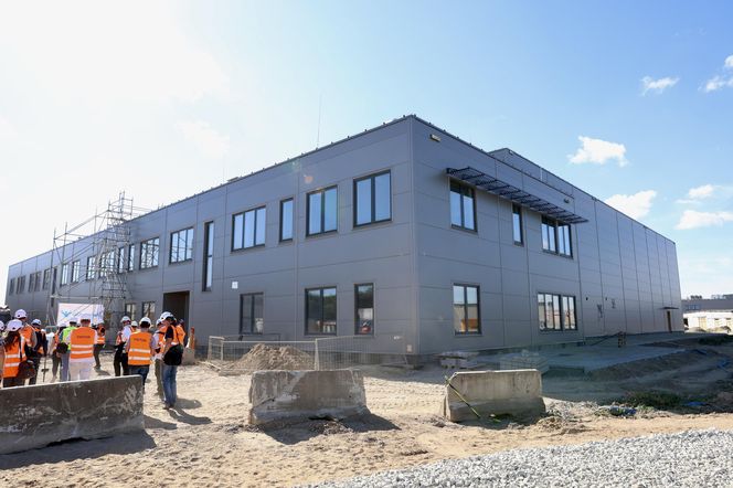 Byliśmy na placu budowy STP Karolin. Tu powstaje wielka sypialnia dla pociągów metra