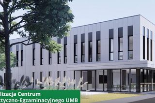 Wizualizacja Centrum Dydaktyczno-Egzamicyjnego UMB