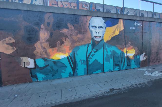 Voldemort-Putin w Poznaniu! Powstało graffiti potępiające atak na Ukrainę!