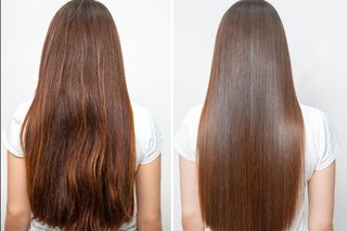 Ubijam, mieszam z tym i nakładam na włosy na 30 minut. Po spłukaniu włosy są gładkie i lśniące. Idealna tafla za kilka złotych. Domowy sposób na wygładzenie kosmyków