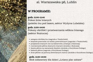 Niedziela z lnem w Muzeum Wsi Lubelskiej 